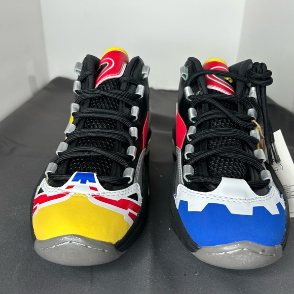 Size 7 - Reebok Question Mid x Power Rangers Multicolor. Brand new, never worn.